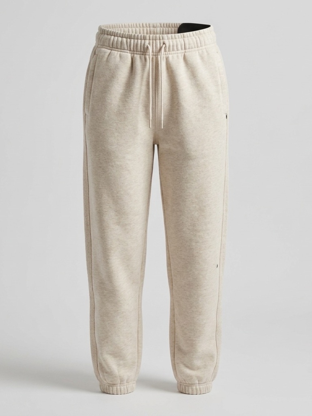 Member’s Mark Women’s Fleece Jogger Pants Cream XS Relaxed Fit NWT